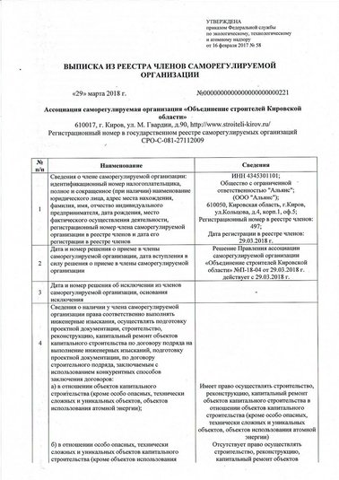 Допуски СРО на проектирование