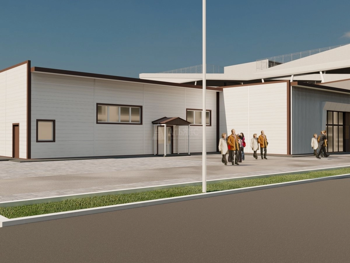 3D визуализация Магазин из сэндвич-панелей - фото 4