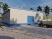 3D визуализация Склад-ангар готовой продукции 