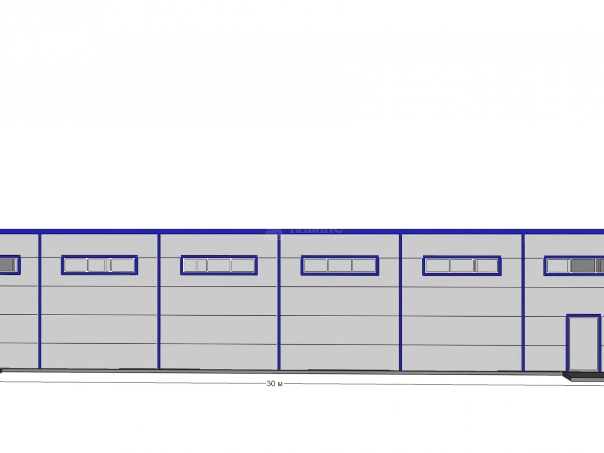 3D визуализация СТО из сэндвич-панелей - фото 6