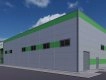 3D визуализация Магазин из сэндвич панелей